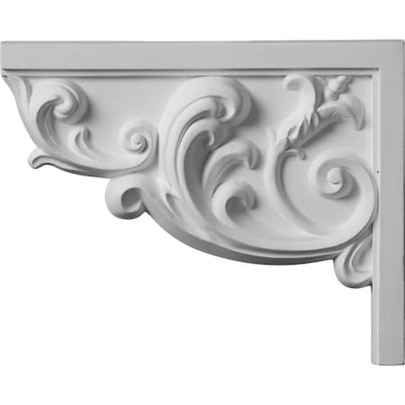 Ekena Millwork 9"W x 7"H x 3/4"D Aberdeen Stair Bracket, Left SB09X07AB-L